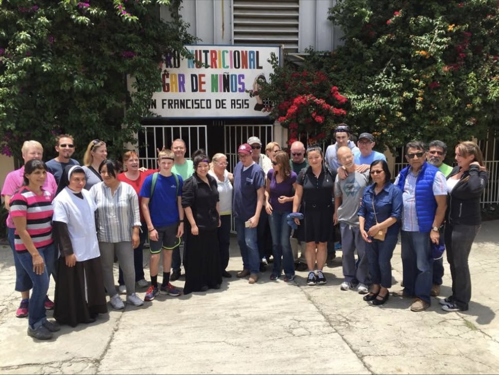 The February 2017 team at the nutrition center